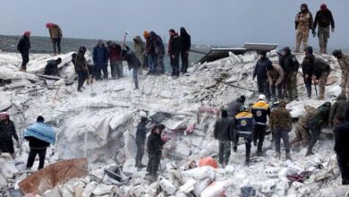 صورة تسجيل 243 هزة ارتدادية في المنطقة الحدودية بين تركيا وسوريا حتى الآن