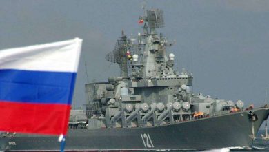 صورة البحرية الروسية: صد هجوم لمسيرة على مرفأ سيفاستوبول في القرم