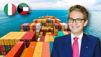 صورة السفير الإيطالي: مليارا دولار حجم واردات الكويت من إيطاليا في 2022
