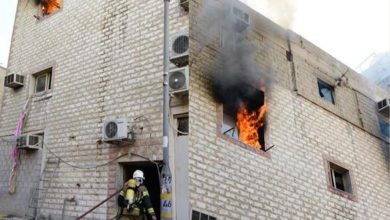 صورة الإطفاء: وفاة 3 أشخاص في حريق بيت عربي بجليب الشيوخ